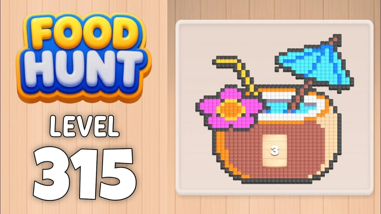 Food Hunt Level 315 board layout