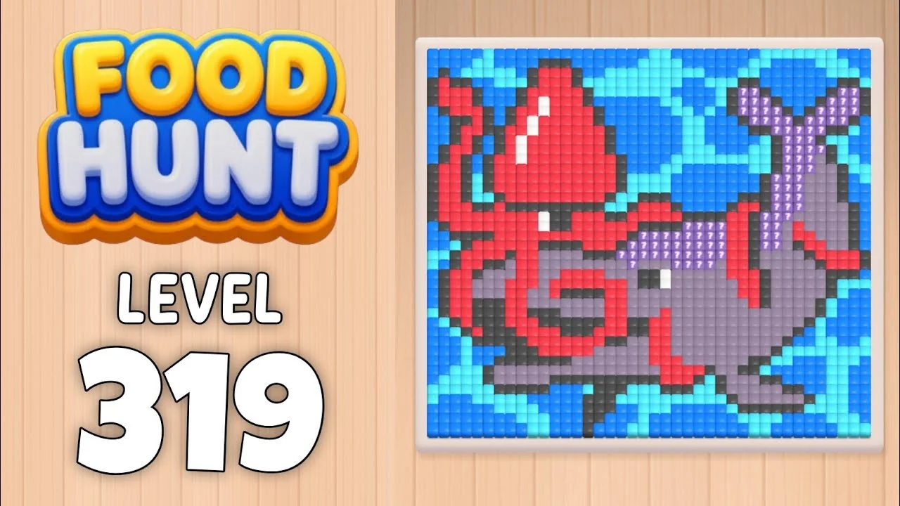 Food Hunt Level 319 board layout