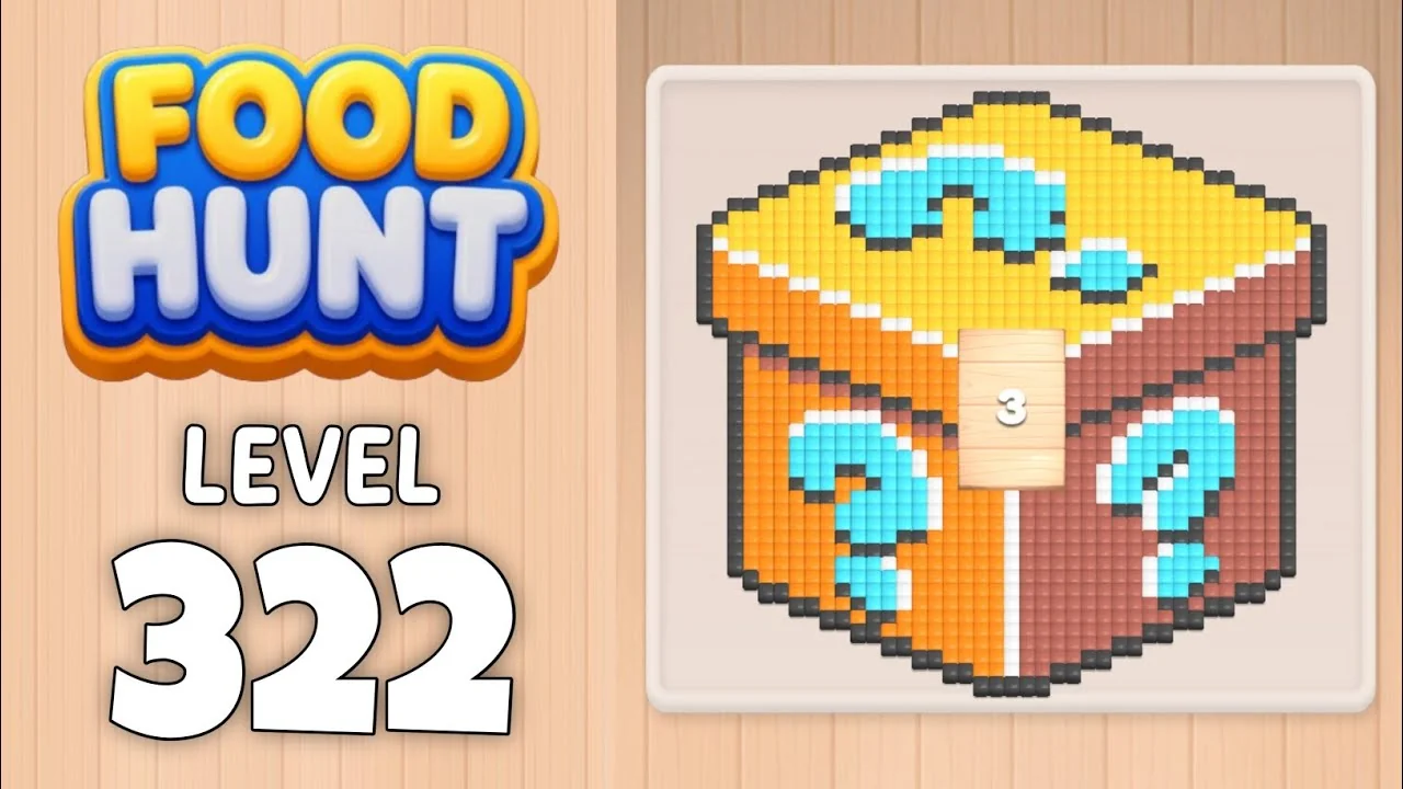 Food Hunt Level 322 board layout