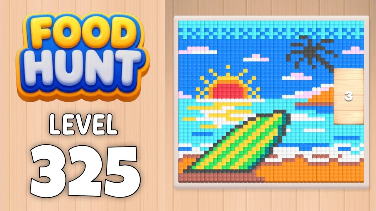 Food Hunt Level 325 board layout