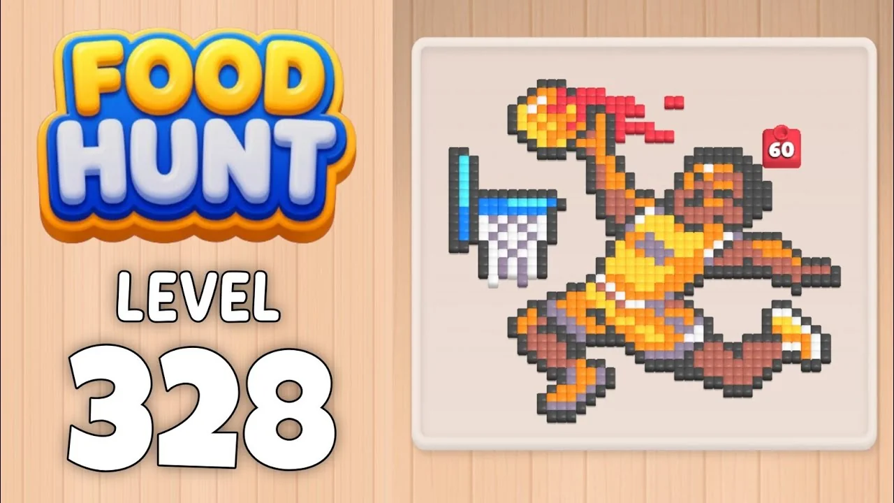Food Hunt Level 328 board layout