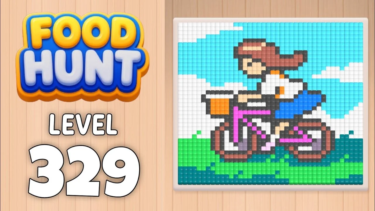 Food Hunt Level 329 board layout