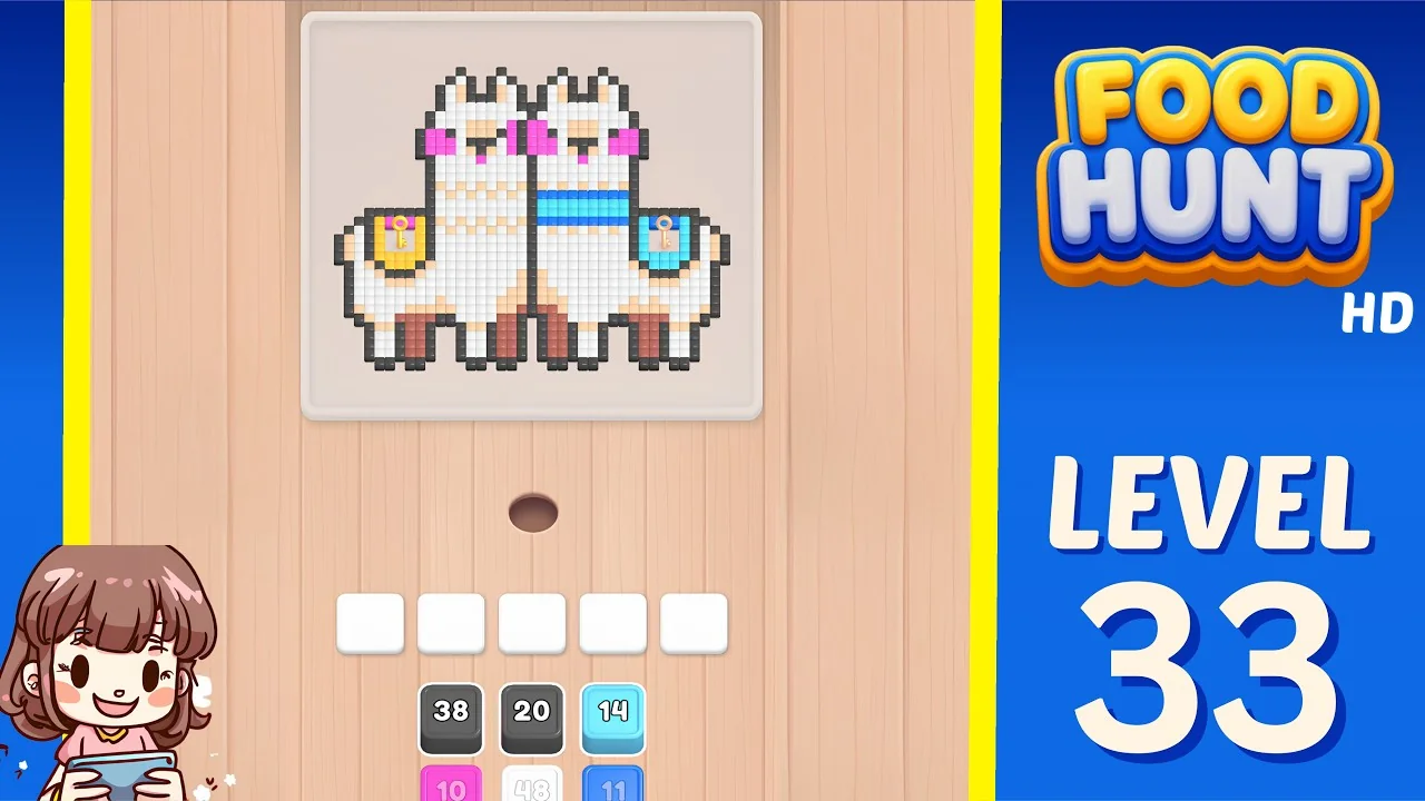 Food Hunt Level 33 board layout