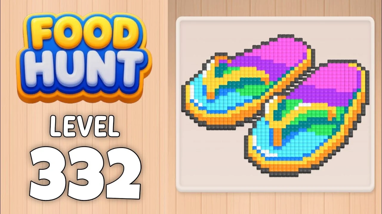 Food Hunt Level 332 board layout