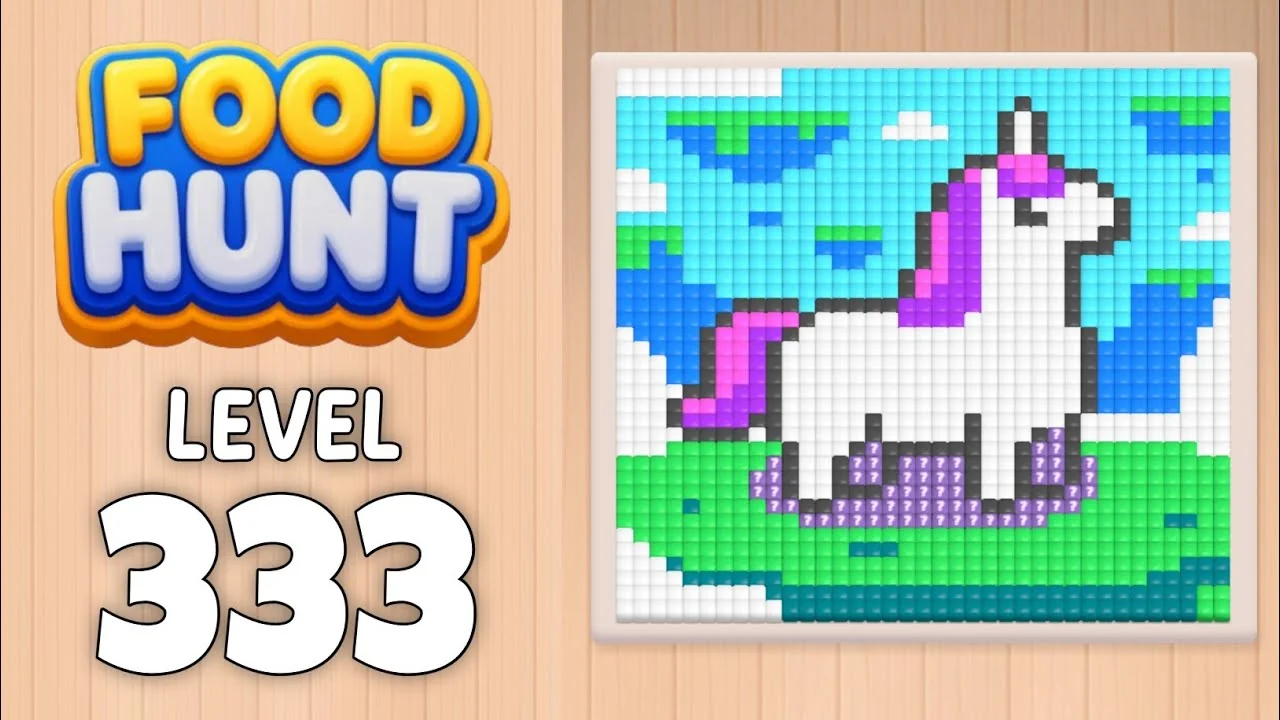 Food Hunt Level 333 board layout