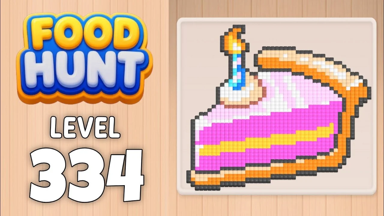 Food Hunt Level 334 board layout