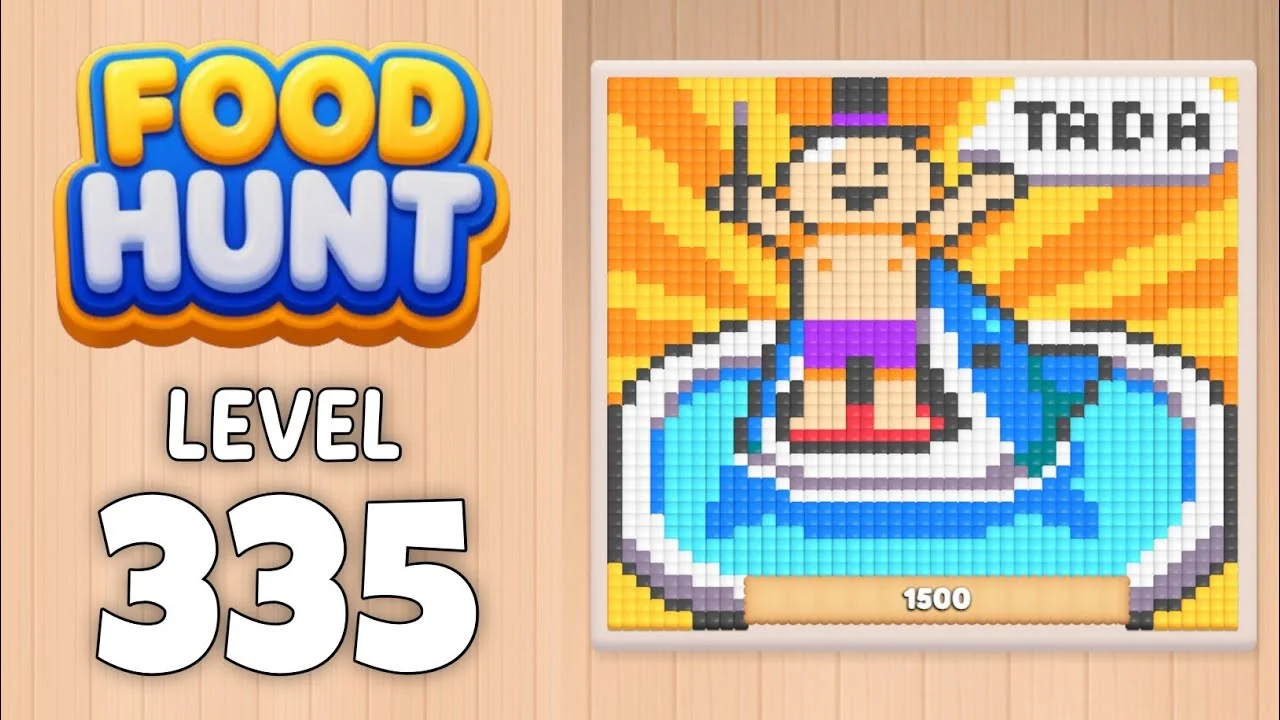 Food Hunt Level 335 board layout