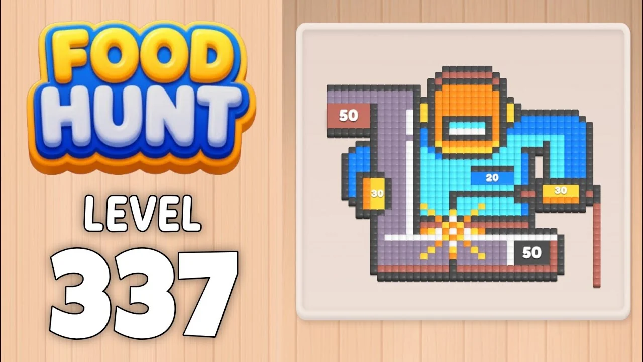 Food Hunt Level 337 board layout