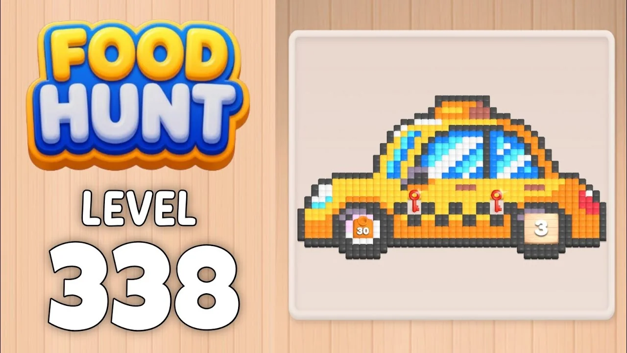Food Hunt Level 338 board layout