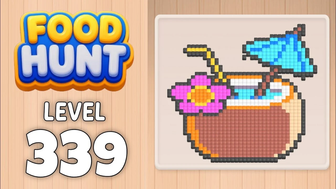 Food Hunt Level 339 board layout