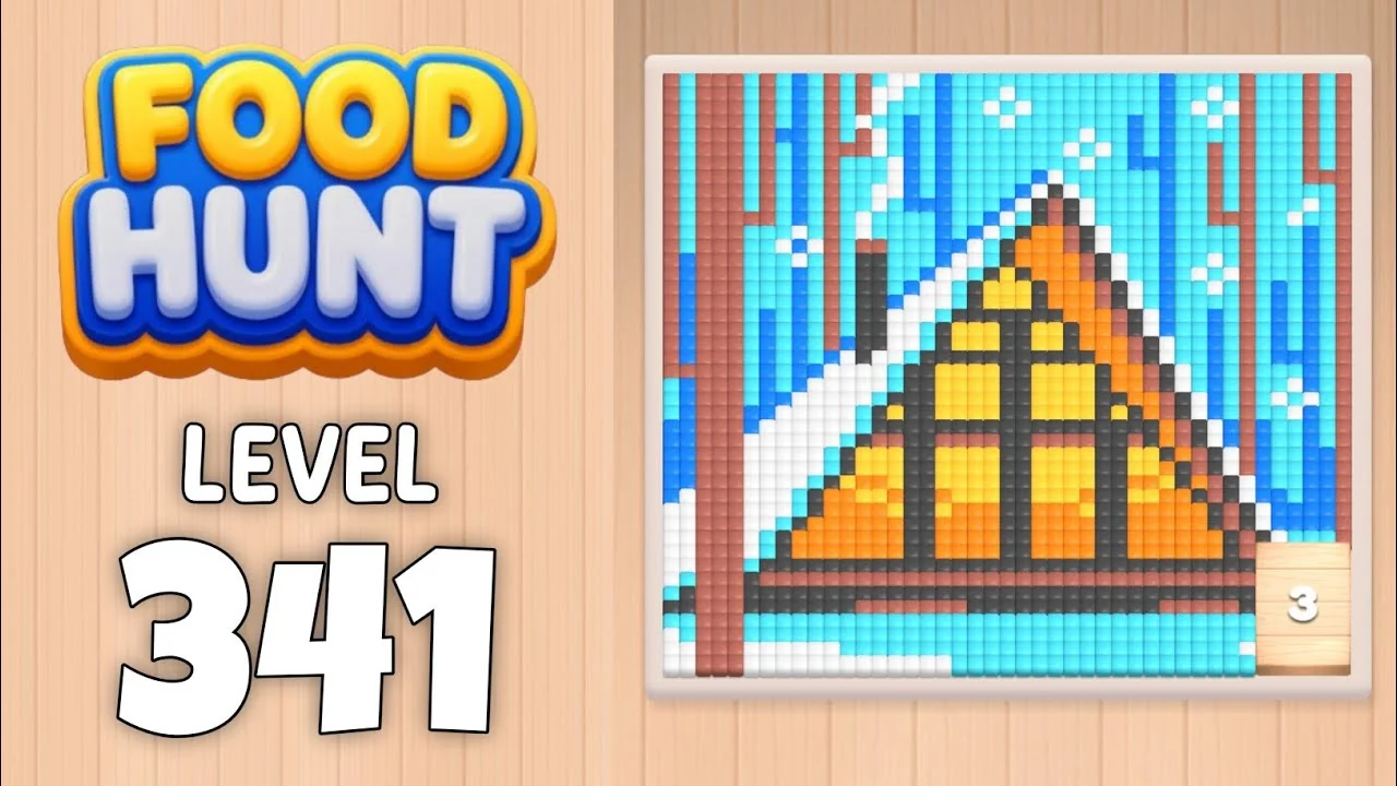 Food Hunt Level 341 board layout
