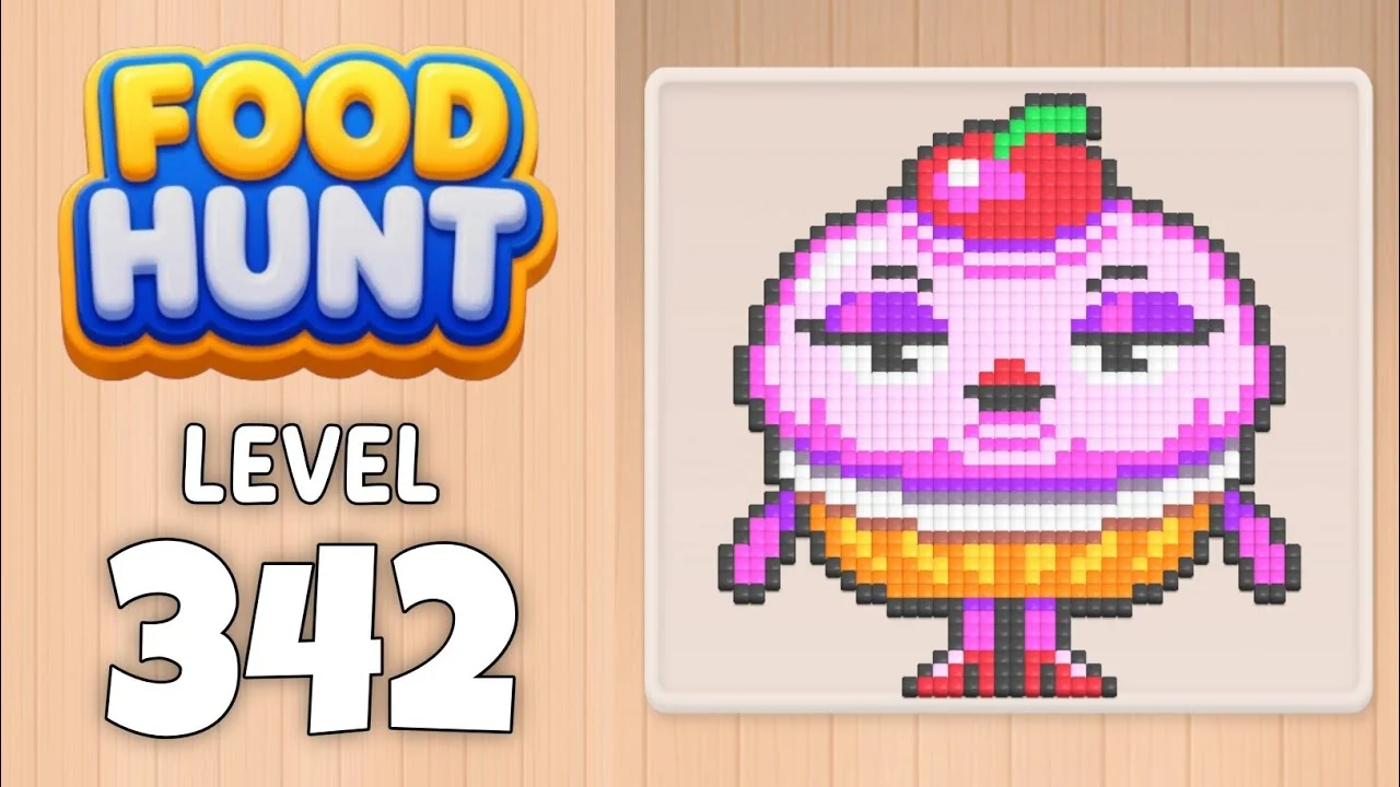 Food Hunt Level 342 board layout