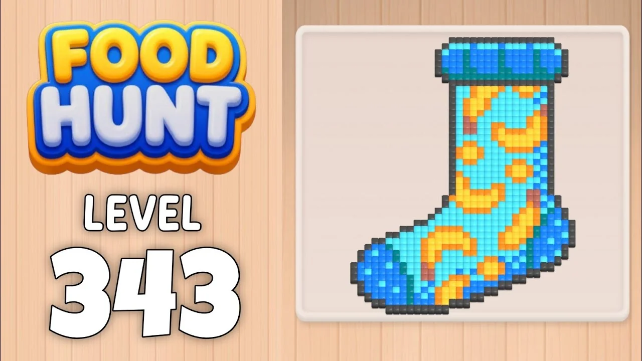 Food Hunt Level 343 board layout