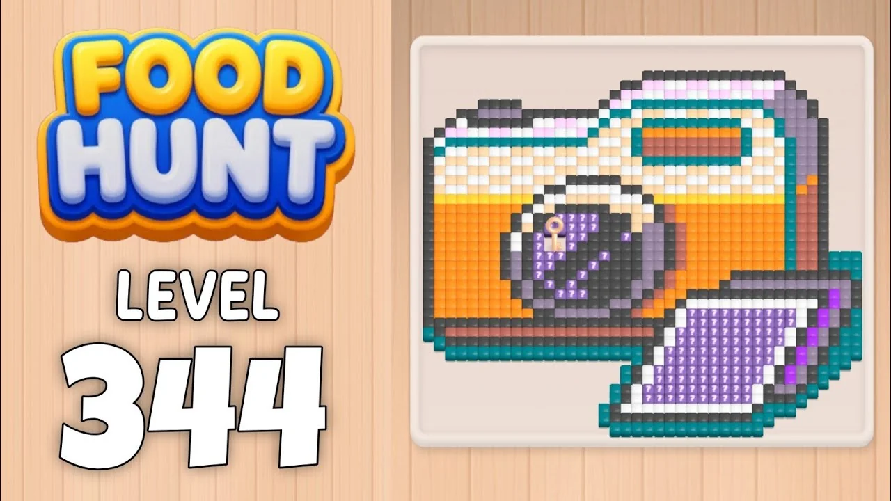 Food Hunt Level 344 board layout