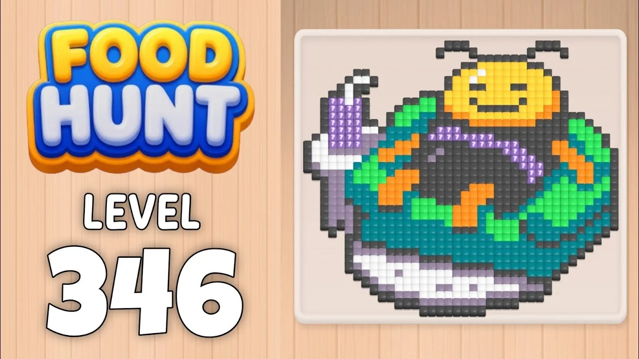 Food Hunt Level 346 board layout