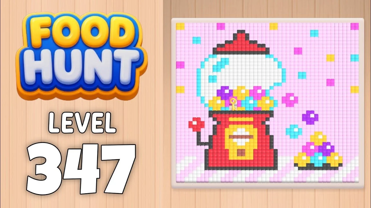 Food Hunt Level 347 board layout