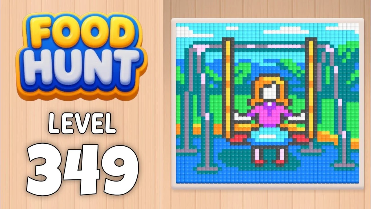 Food Hunt Level 349 board layout