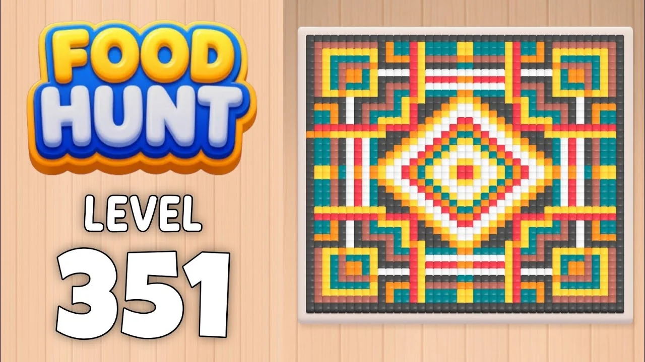 Food Hunt Level 351 board layout