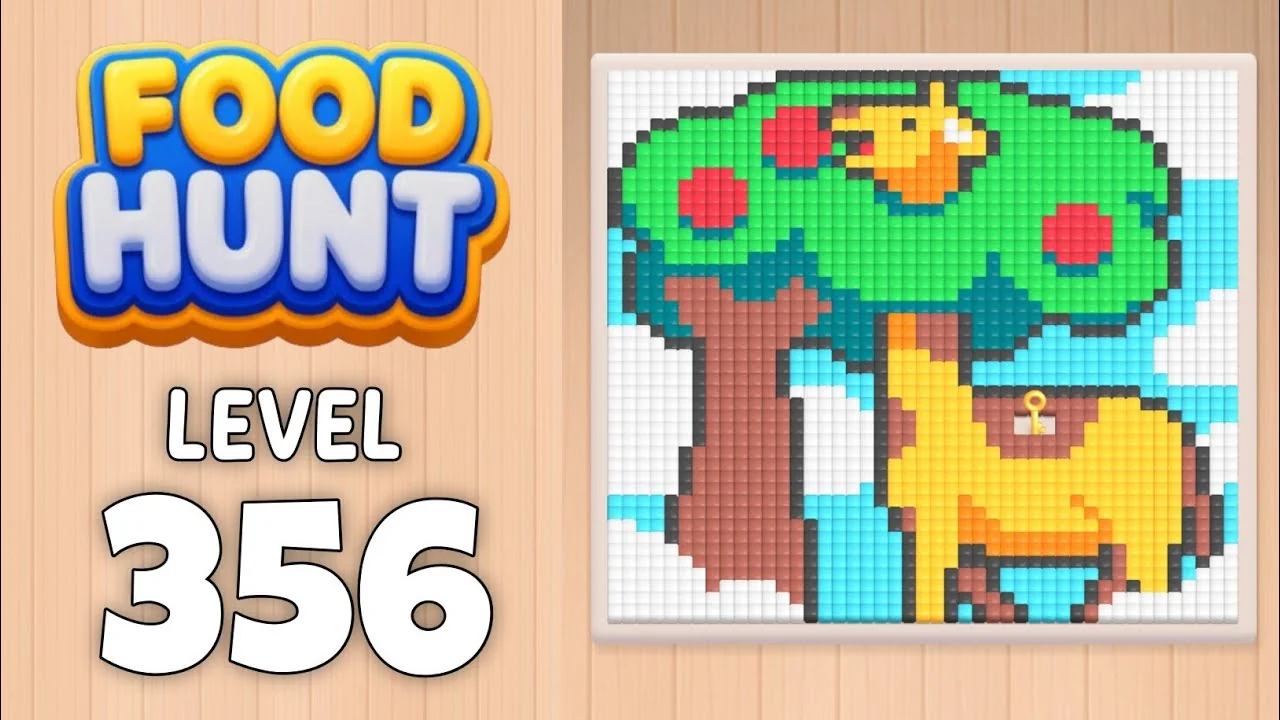 Food Hunt Level 356 board layout