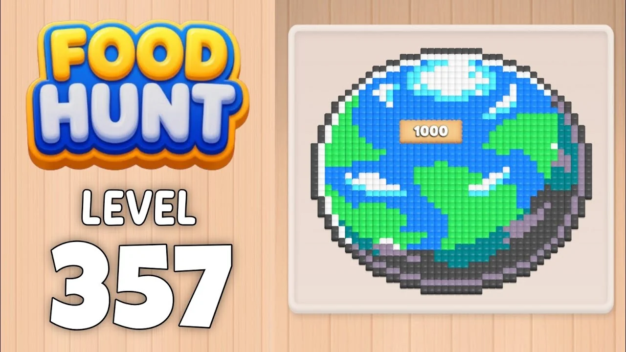 Food Hunt Level 357 board layout