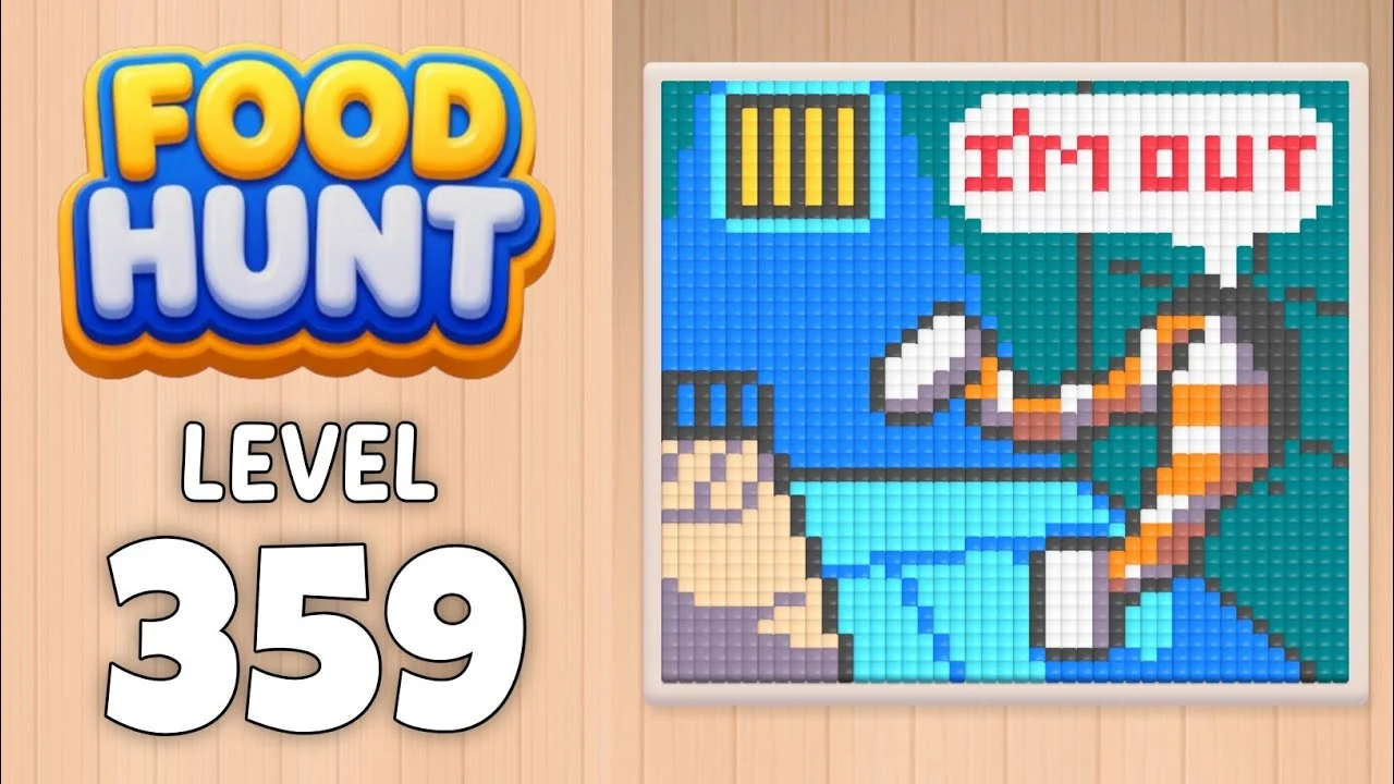 Food Hunt Level 359 board layout