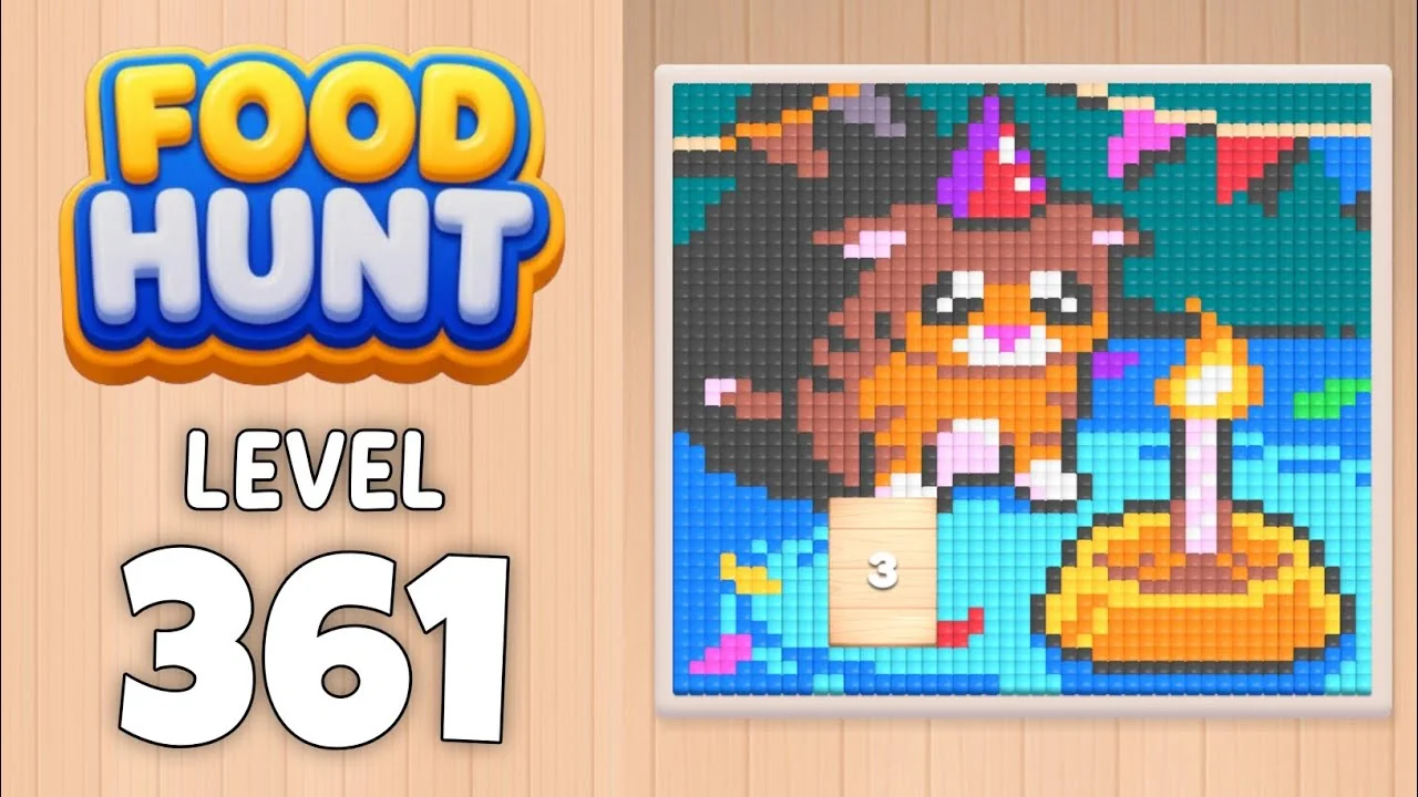 Food Hunt Level 361 board layout