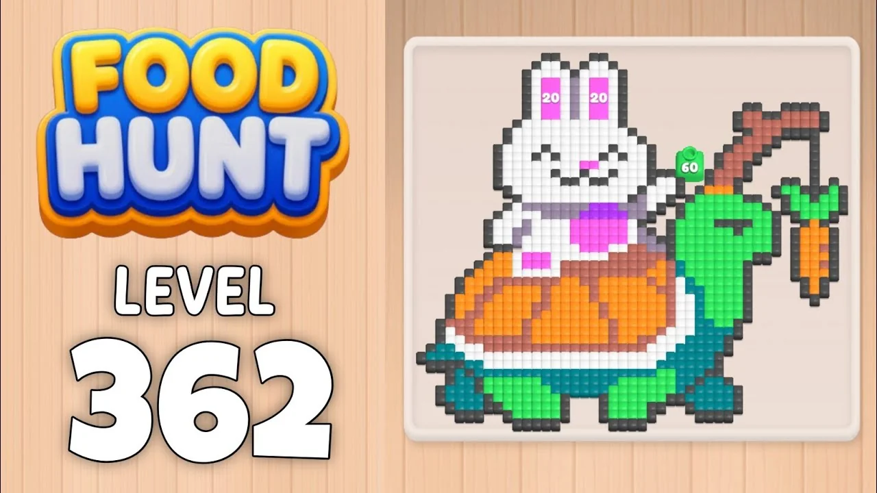 Food Hunt Level 362 board layout