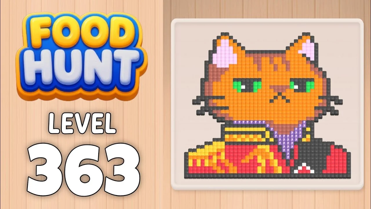 Food Hunt Level 363 board layout