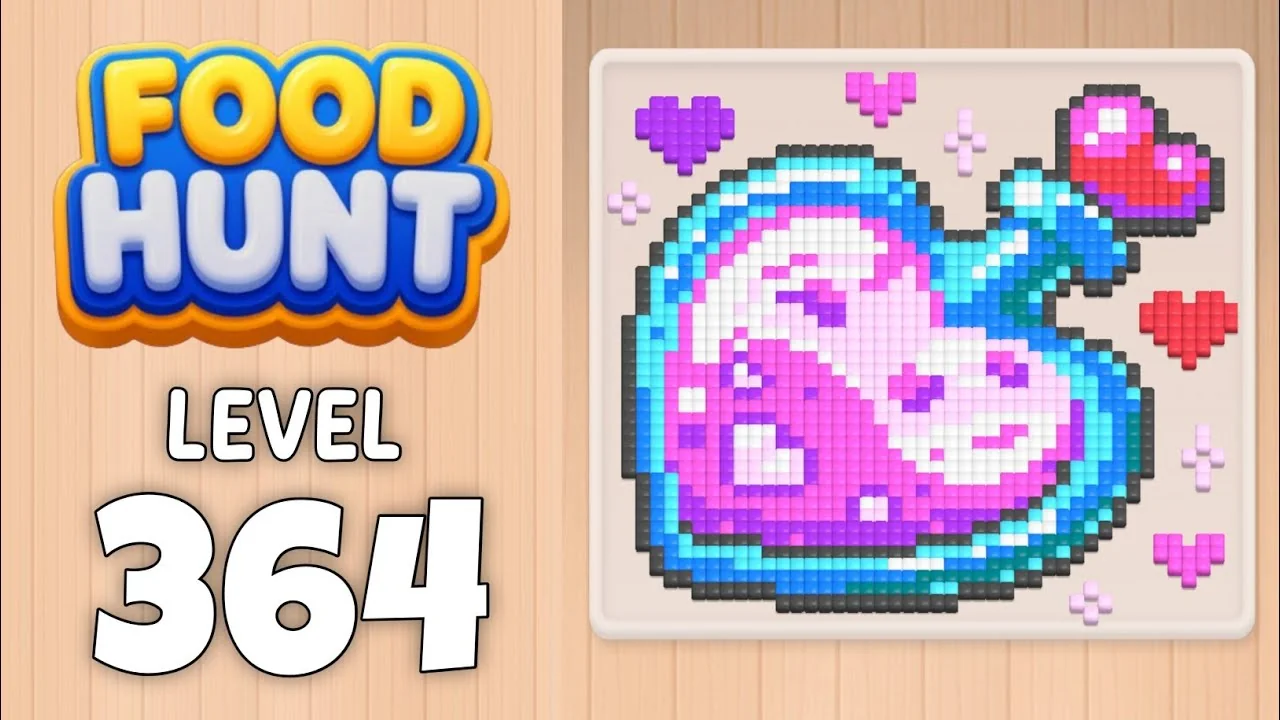Food Hunt Level 364 board layout