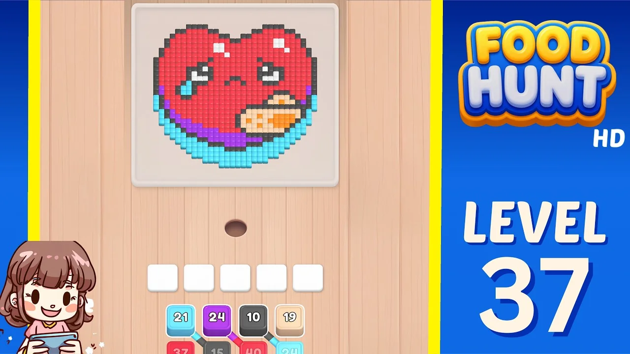 Food Hunt Level 37 board layout