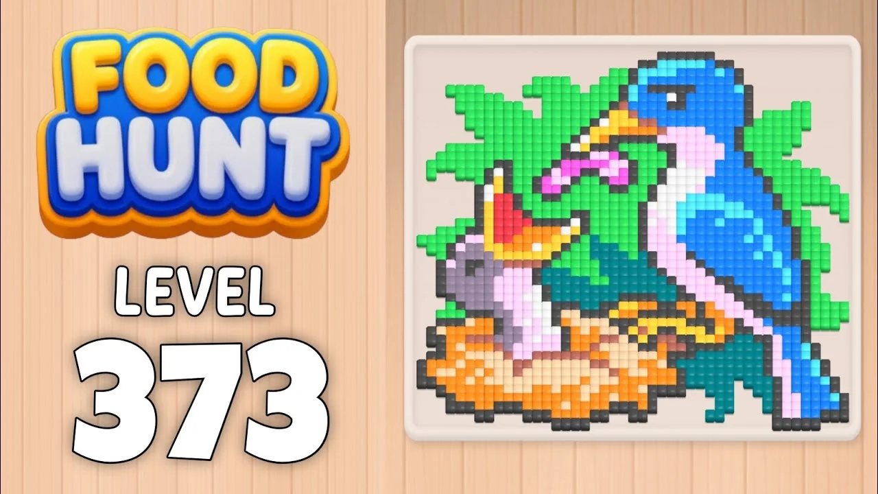 Food Hunt Level 373 board layout