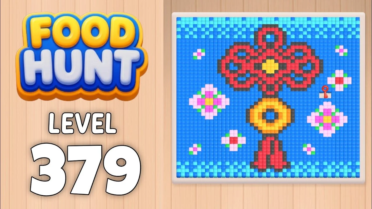 Food Hunt Level 379 board layout