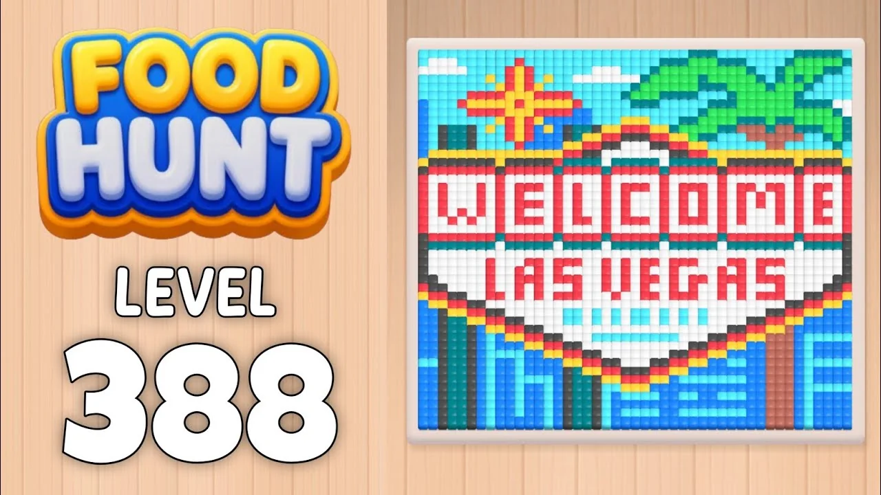 Food Hunt Level 388 board layout