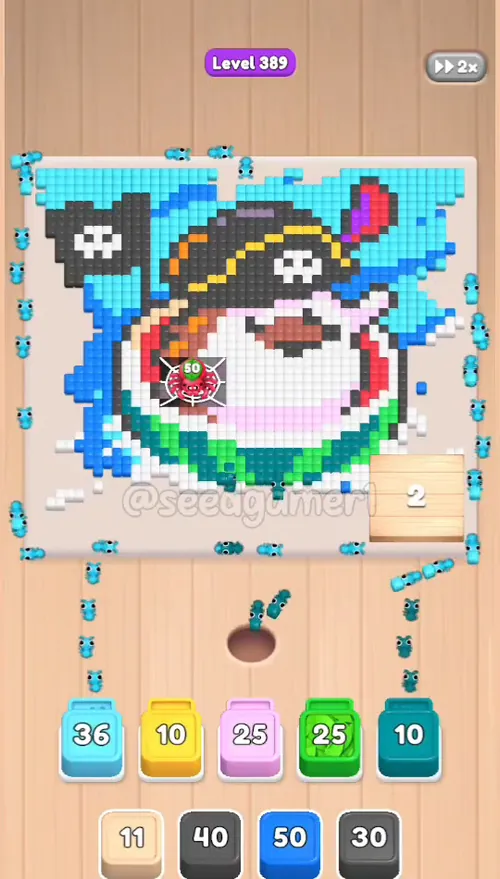 Phase 2 - three blocks go stuck