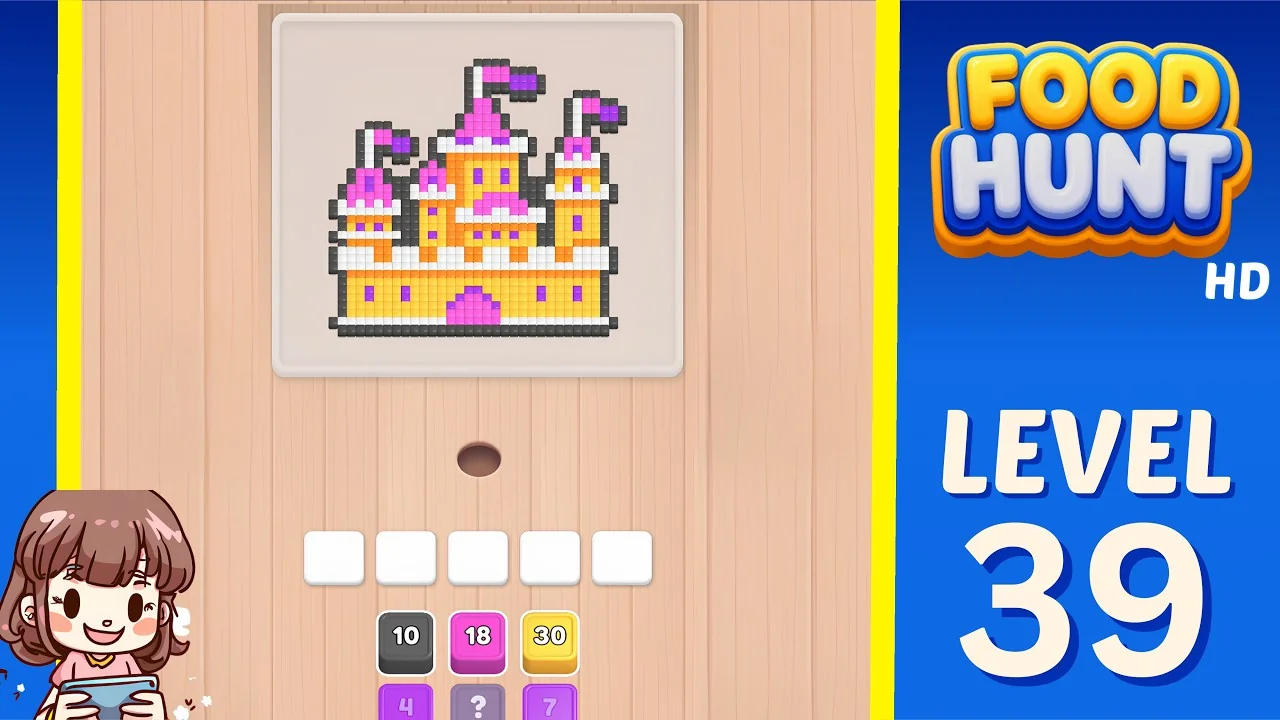 Food Hunt Level 39 board layout