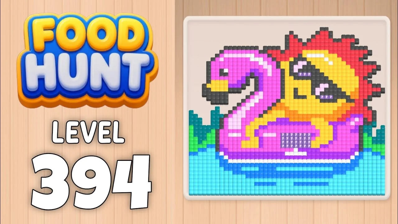 Food Hunt Level 394 board layout