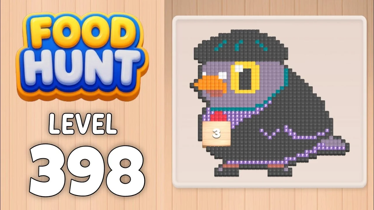 Food Hunt Level 398 board layout