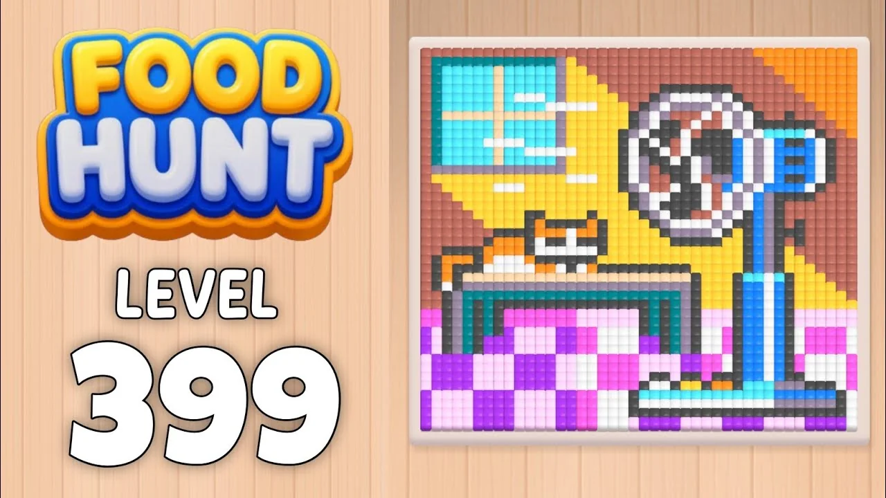 Food Hunt Level 399 board layout