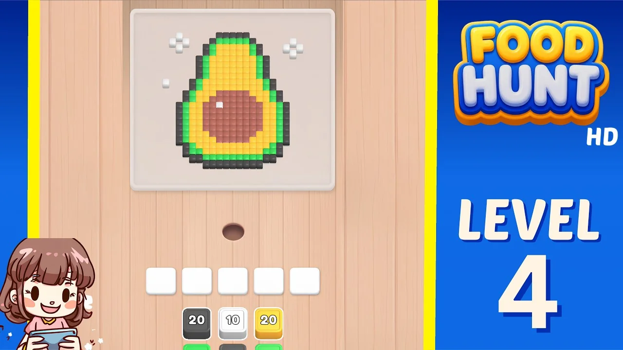 Food Hunt Level 4 board