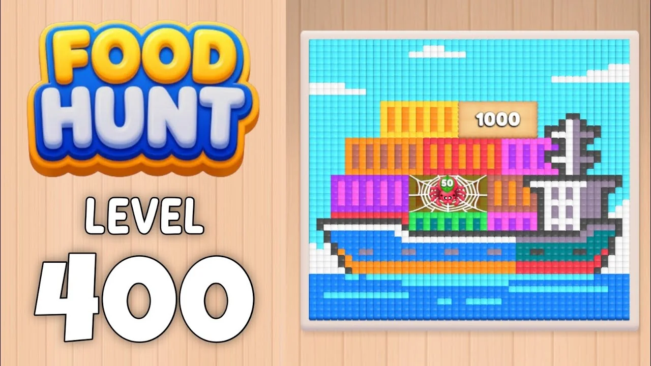 Food Hunt Level 400 board