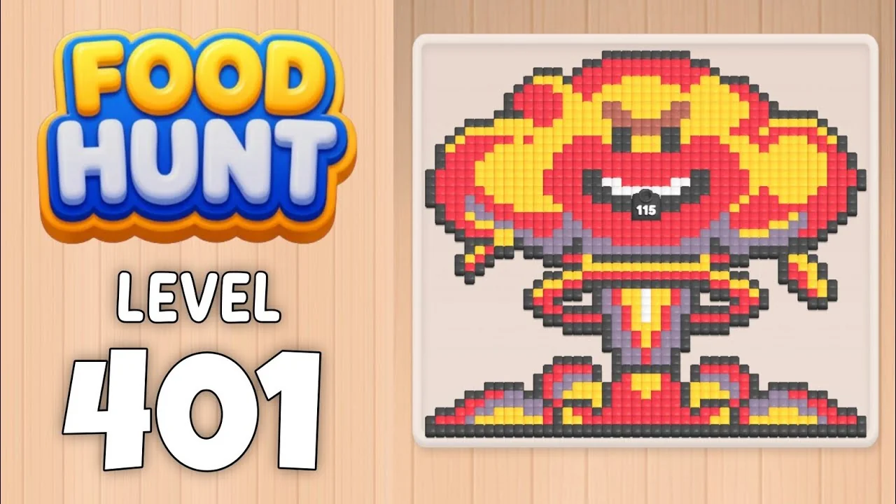 Food Hunt Level 401 board