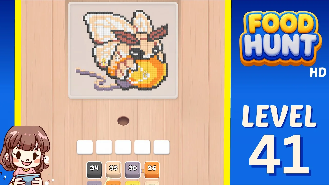 Food Hunt Level 41 board layout