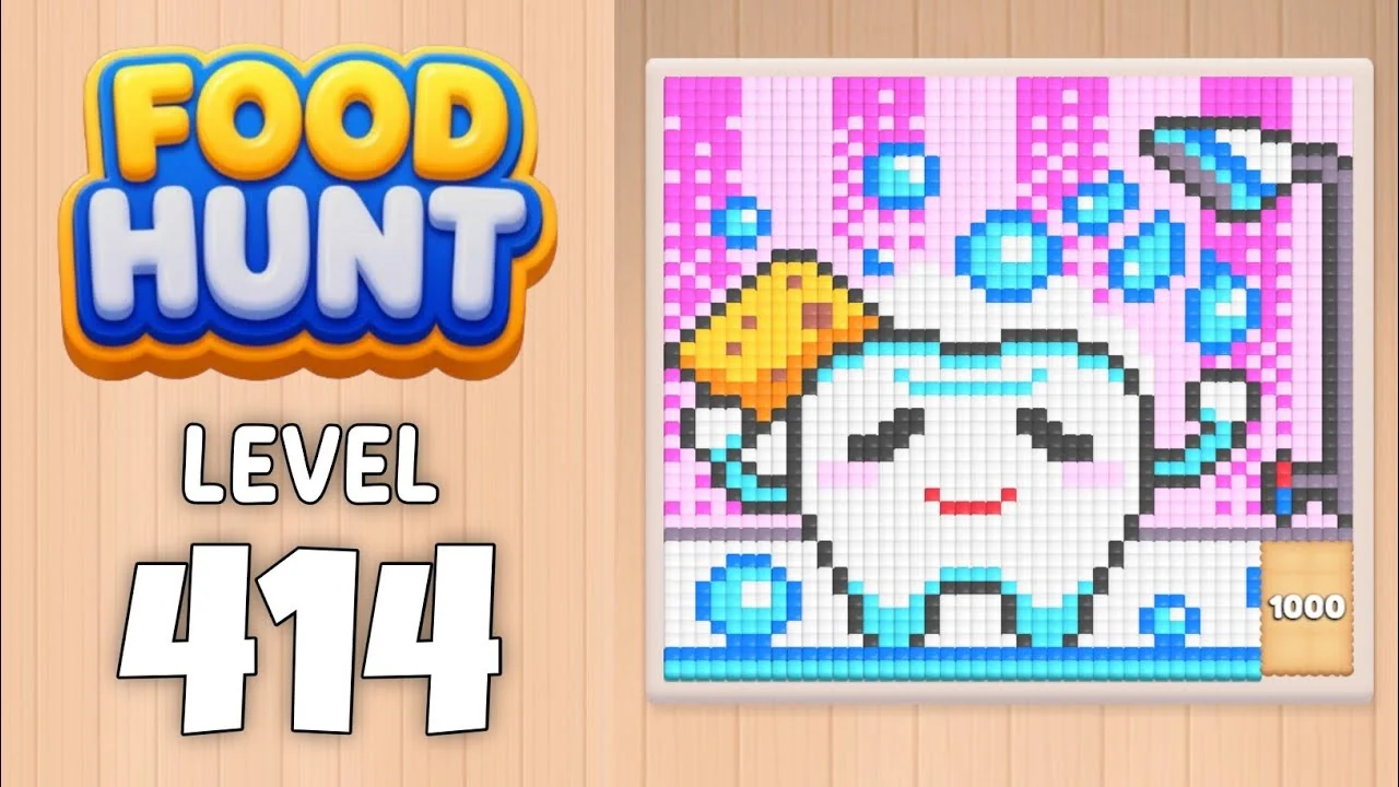 Food Hunt Level 414 board layout