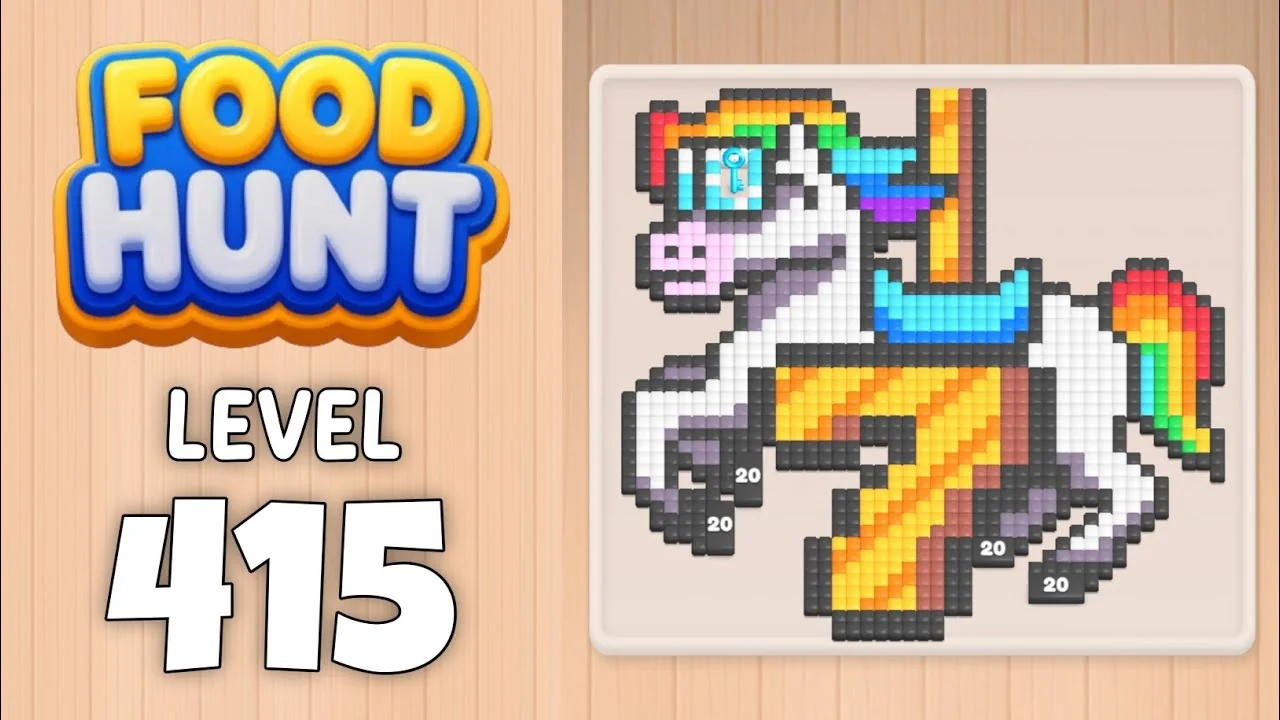 Food Hunt Level 415 board layout