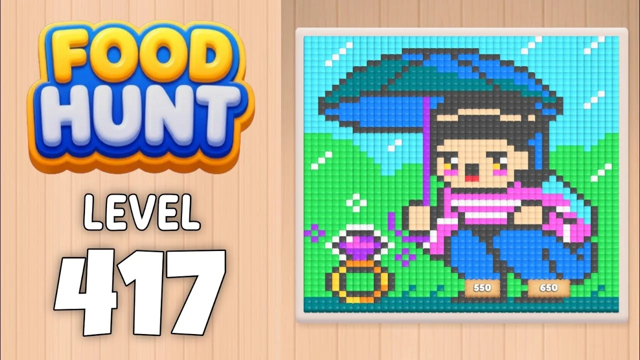 Food Hunt Level 417 board