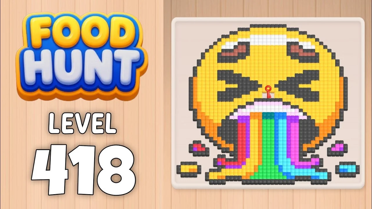 Food Hunt Level 418 board layout