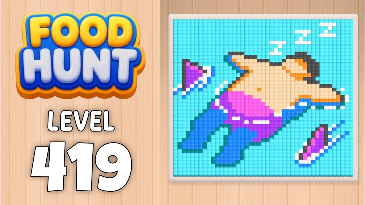Food Hunt Level 419 board layout