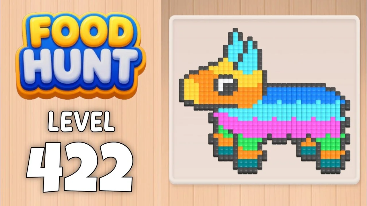 Food Hunt Level 422 board layout