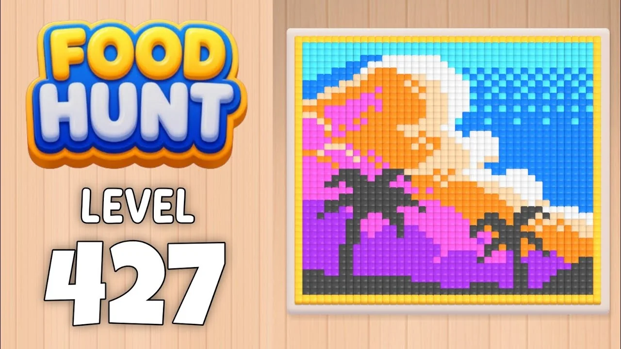 Food Hunt Level 427 board layout