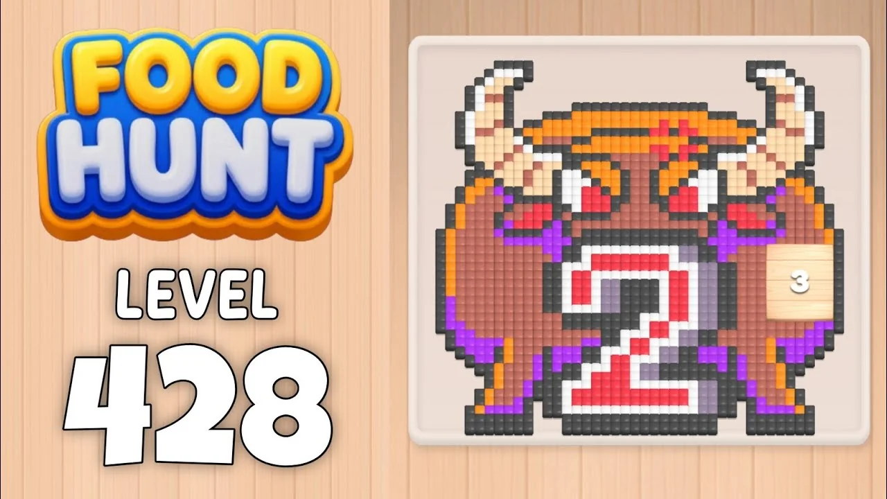 Food Hunt Level 428 board layout